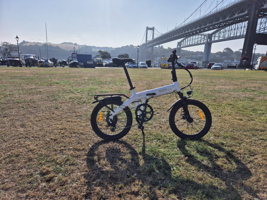 PVY Z20 Pro Evo with the Tamar Bridge in the background