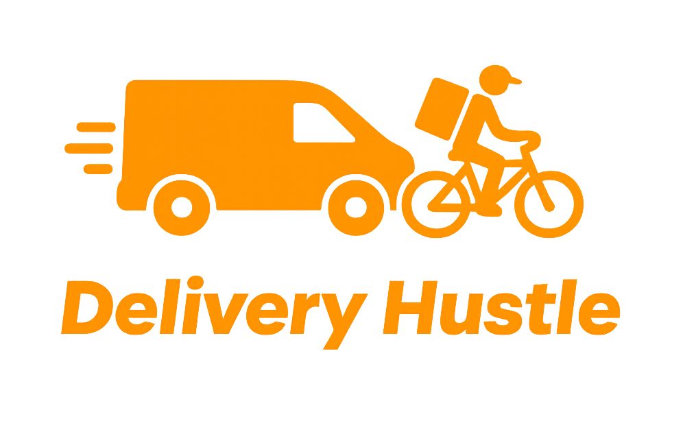 Delivery Hustle Logo - Resources and information for couriers, woner drivers and delivery riders